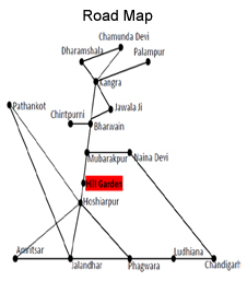 Angan Hotels Road Map